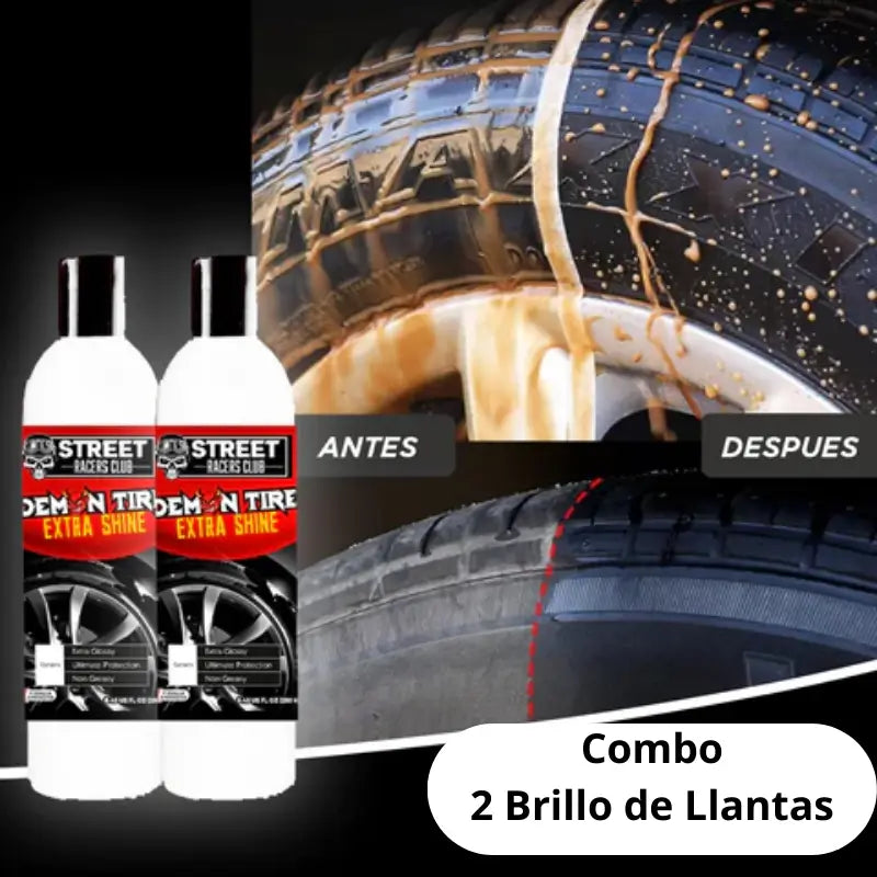 Combo 2 Brillo de Llantas (DEMON TIRE)
