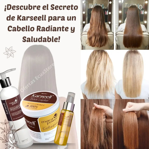 COMBO KARSEELL BY DR. USA: LA SOLUCIÓN PERFECTA PARA UN CABELLO SALUDABLE Y RADIANTE
